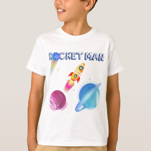 Space Birthday Personalisiert T-Shirt