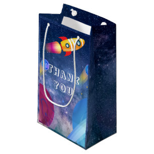 Space Birthday Vielen Dank Personalisiert Kleine Geschenktüte