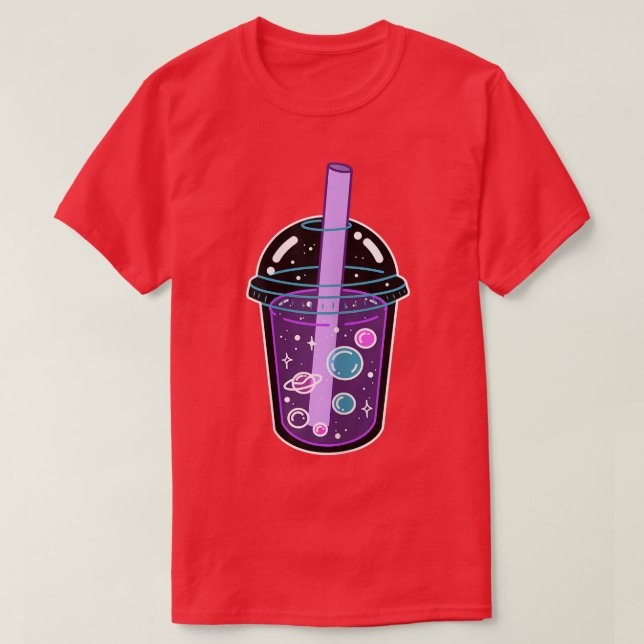 Space Boba Tea Bubble Tee Japanischer Anime Kawaii (Design vorne)