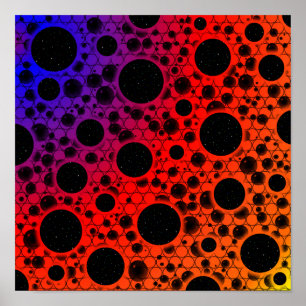 Space Bubble Spots - Heat PBROY Poster