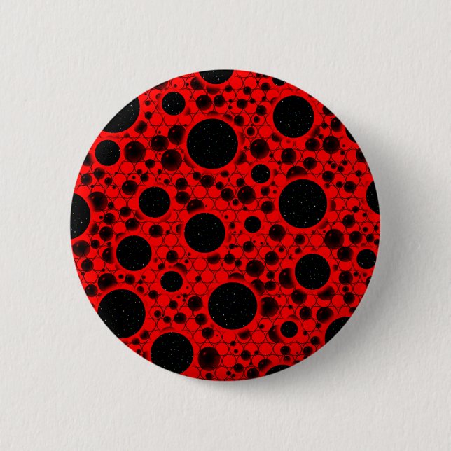 Space Bubble Spots - Red Button (Vorderseite)
