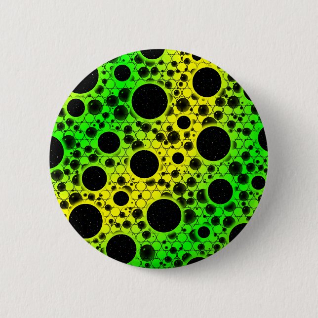 Space Bubble Spots - Yellow/Green Button (Vorderseite)