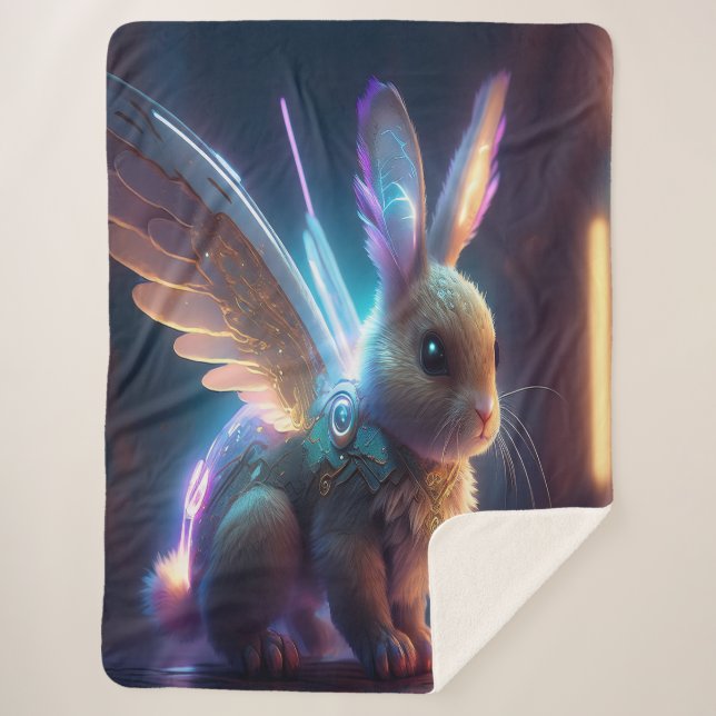 Space Bunny Sherpadecke (Vorderseite)