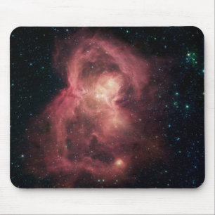 Space Butterfly Nebel Mousepad