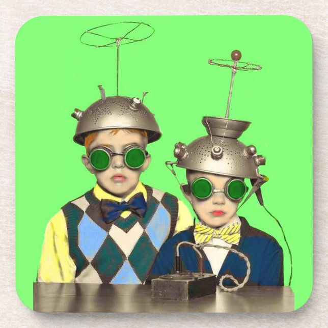 Space Cadet Brothers Getränkeuntersetzer (Vorderseite)
