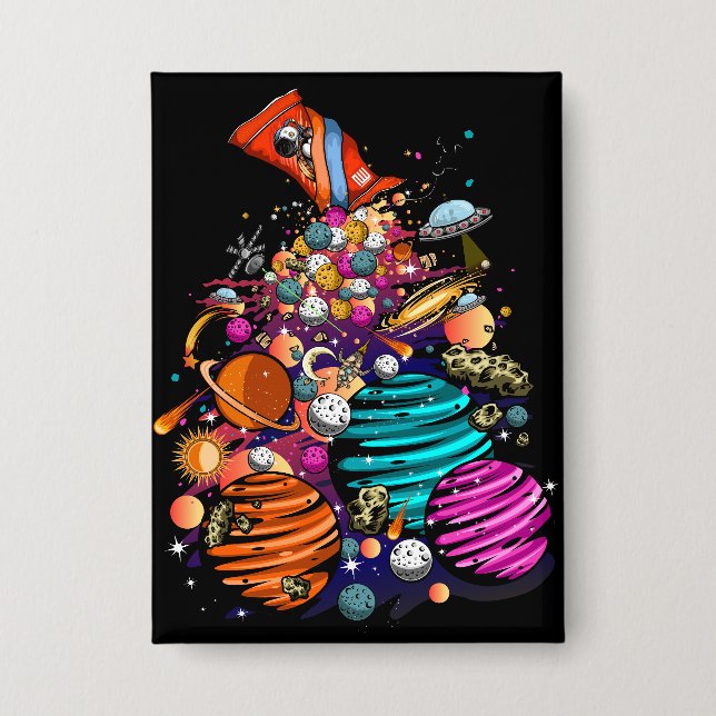 Space Candy Button (Vorderseite)