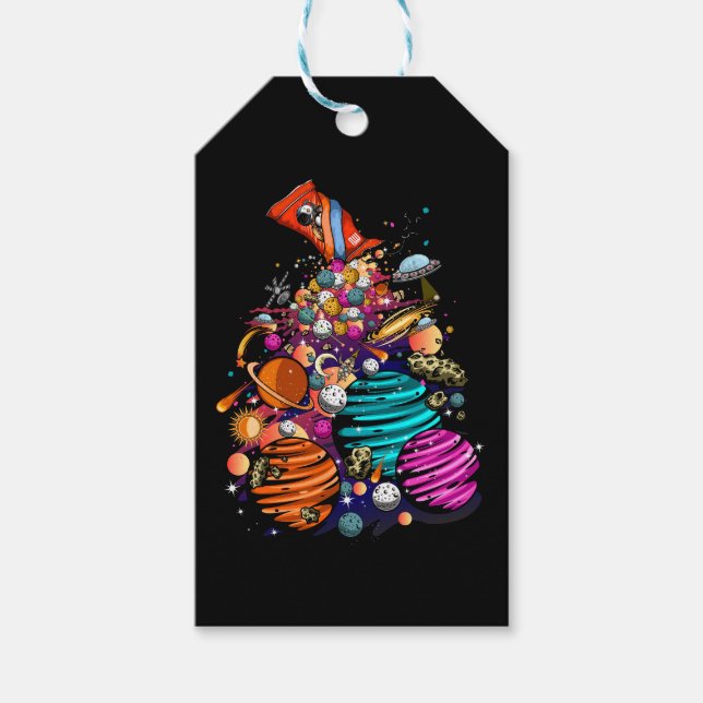 Space Candy Geschenkanhänger (Vorderseite)