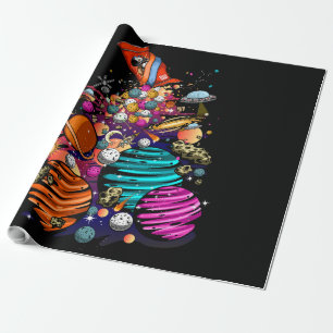 Space Candy Geschenkpapier