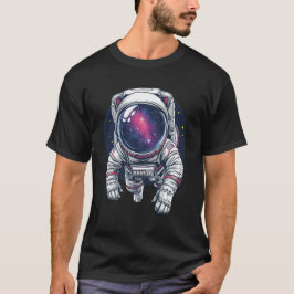 Space Cat Astronaut T-Shirt