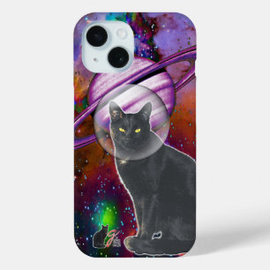 Space-Cat Cosmo Case-Mate iPhone 15 Fall Case-Mate iPhone Hülle