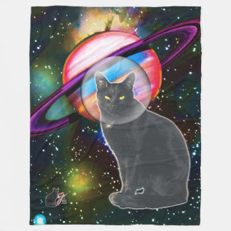 Space-Cat Cosmo Fleecedecke
