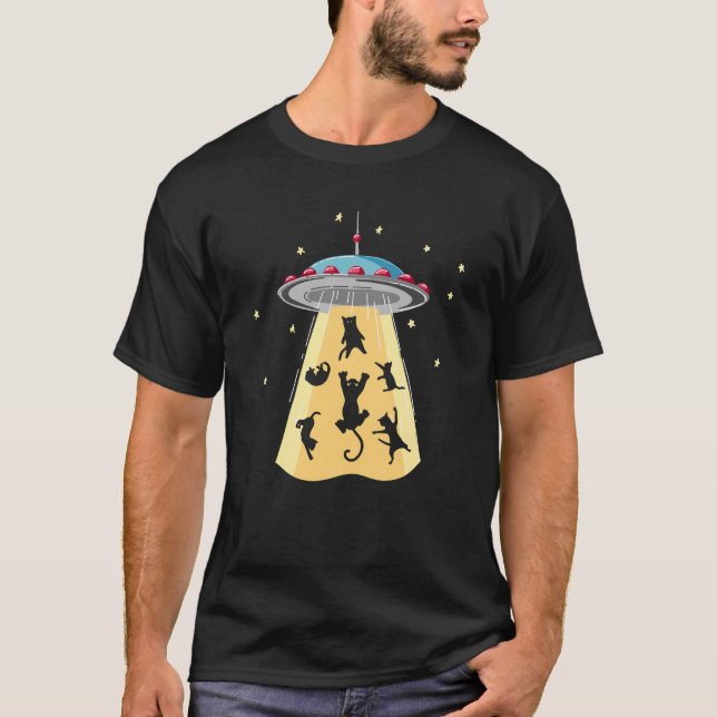 Space Cat T - Shirt (Vorderseite)