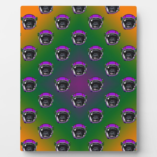 Space Chimp Fotoplatte (Vorderseite)