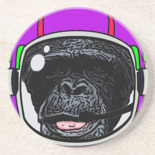 Space Chimp Getränkeuntersetzer