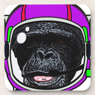 Space Chimp Getränkeuntersetzer