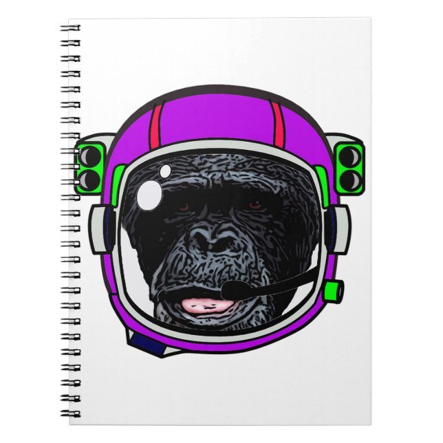 Space Chimp Notizblock (Vorderseite)