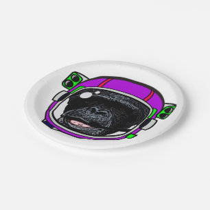 Space Chimp Plate Pappteller
