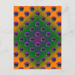 Space Chimp Postkarte