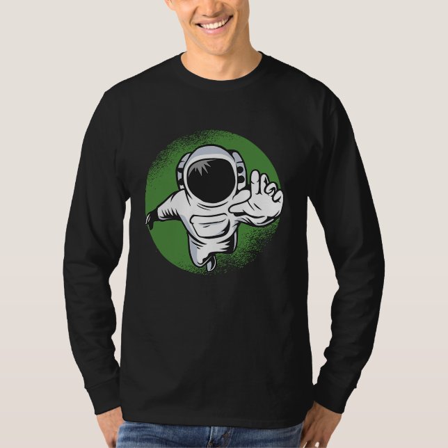 space Cosmonaut astronaut spaceman science T-Shirt (Vorderseite)