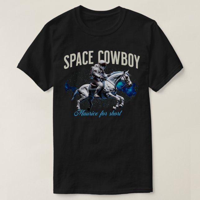 Space Cowboy Astronaut T-Shirt (Design vorne)
