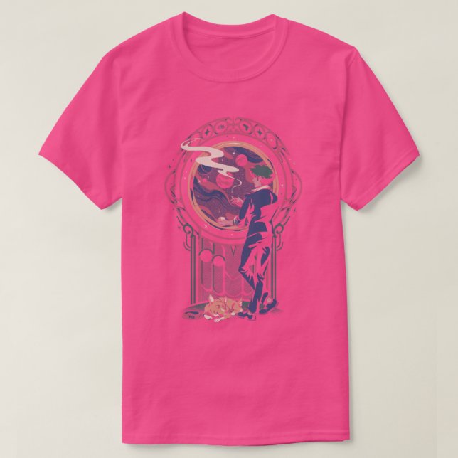 Space Cowboy Contemplation T-Shirt (Design vorne)