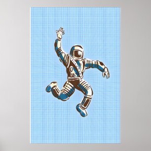Space Cowboy Inspirierter Originaldesign-Druck -Dr Poster