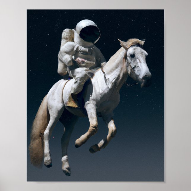 Space Cowboy Poster Original Artist Artwork (Vorne)