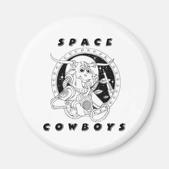Space Cowboys Magnet (Vorne)