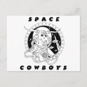 Space Cowboys Postcard Postkarte