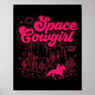 Space Cowgirls Bychelorette Party Rodeo Giro del M Poster