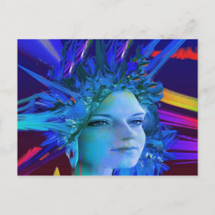 Space Crystal Postkarte