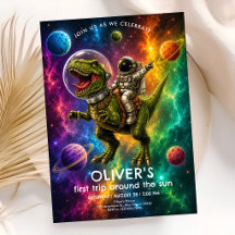 Space Dino Erste Geburtstagsfeier