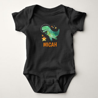 Space Dinosaurier Baby Bodysuit Strampler