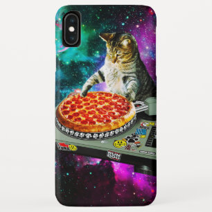 Space dj cat pizza Case-Mate iPhone hülle