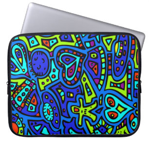 Space Doodle #1 Laptopschutzhülle