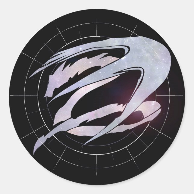 Space Dragon Sticker (Vorderseite)