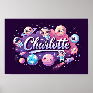 Space Dreams Charlotte Wallfahrtskirche Poster