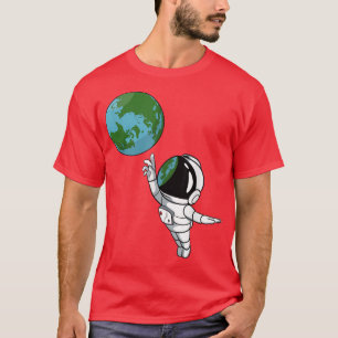 Space Earth Astronaut-T - Shirt