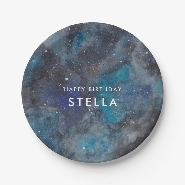 Space Explorer-Platte Pappteller (Vorderseite)