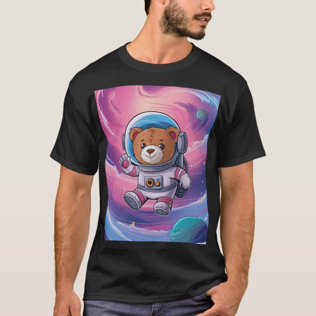 Space Explorer Teddy T-Shirt (Vorderseite)