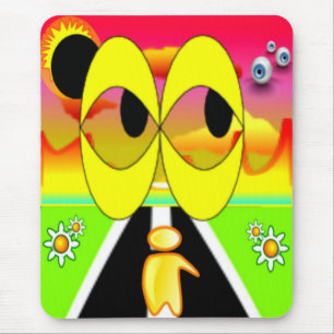 Space Eyes Mousepad