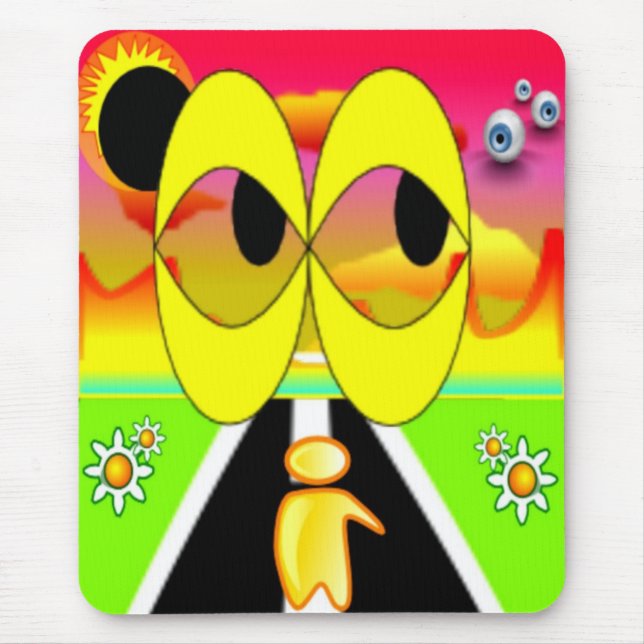 Space Eyes Mousepad (Vorne)