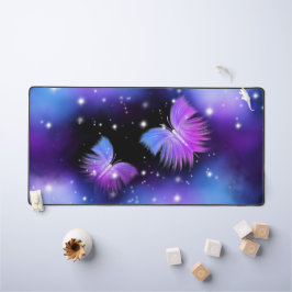 Space Fantasy Butterfets Cosmic Schreibtischunterlage