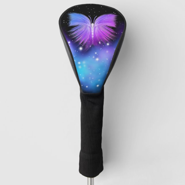 Space Fantasy Butterfly Kosmic Golf Headcover (Vorderseite)