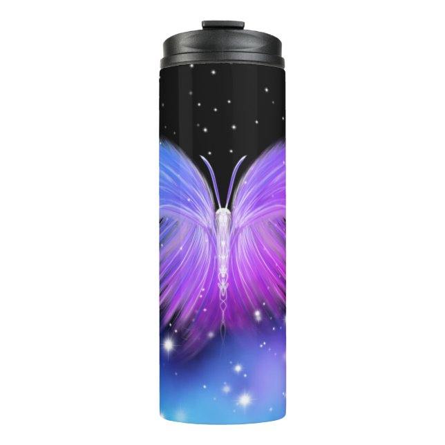 Space Fantasy Butterfly Kosmic Thermosbecher (Vorderseite)