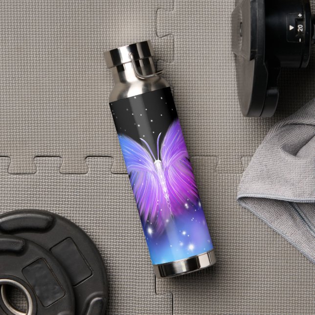 Space Fantasy Butterfly Kosmic Trinkflasche (Fitnessstudio)