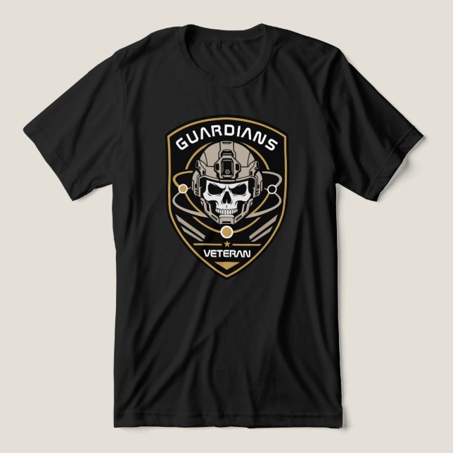 Space Force Guardians Veteran Tri-Blend Shirt (Design Vorderseite)