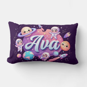 Space Galaxy Ava Personalisiert Throw Kissen