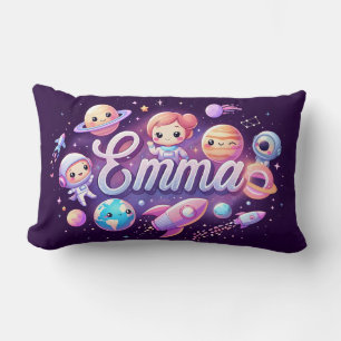 Space Galaxy Emma Personalisiert Throw Kissen