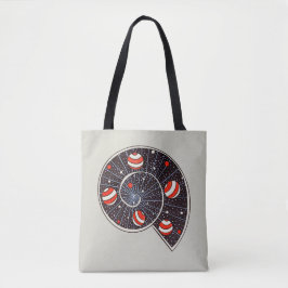 Space Galaxy Fun Planets Astronomie Schnecke Tasche